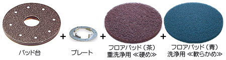 洗浄パッドセット