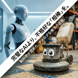 目玉ステッカーが機械に命を吹き込むアナログの魔法