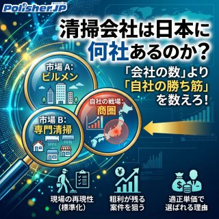 清掃会社は日本に何社あるのか？ ― 「会社の数」より「自社の勝ち筋」を数えろ！