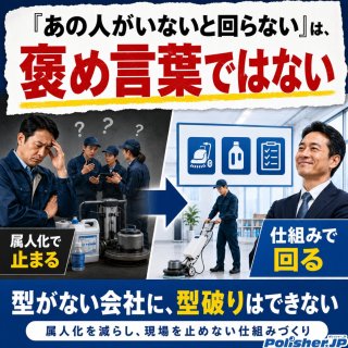 「あの人がいないと回らない」は、褒め言葉ではない ─ 型がない会社に、型破りはできない