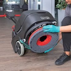 画像2: 【リース契約可能】シーバイエス Duel 1840NX-R (バッテリー・充電器別売) - コンパクト14インチ自動床洗浄機【代引不可・個人宅配送不可】 (2)