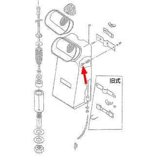 MUSASHI ザンボモデル 角芯 musashi製シャンピングタンク用パーツNo.7角根ボルト(2個入