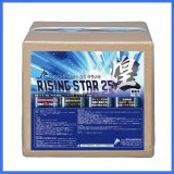 【ポリッシャー.JP限定】■不揮発分25%高光沢・高耐久・速乾性樹脂ワックス■RISING STAR 25 煌(ライジング・スター２５ キラメキ) - 医療施設に最適！銀イオン・抗菌剤配合ワックス