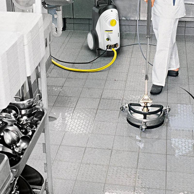 4000PSI 15インチ床洗浄高圧洗浄機ステンレススチールシャーシ、効率的