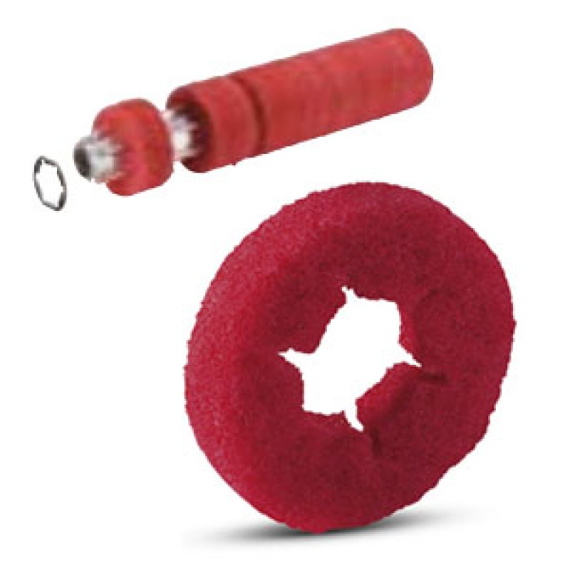 ローラーポリッシャー値下げします。 ケルヒャー ローラーパッド（96mm） 標準 赤 (20枚入) 6.369-453.0【代