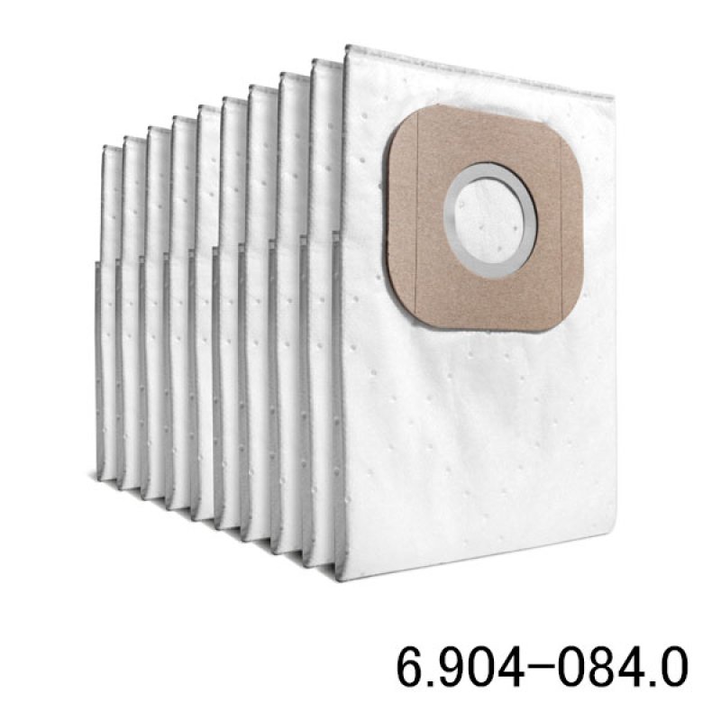 ケルヒャー ドライクリーナー用合成繊維フィルターバック 10枚入【代引