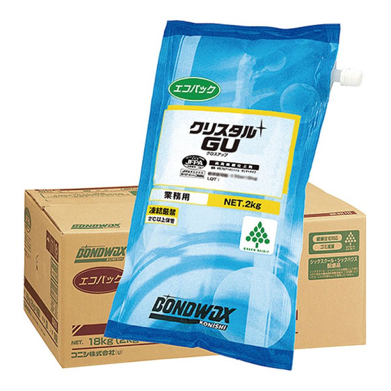 コニシ クリスタルGU(グロスアップ) エコパック[2kg x9] - 高光沢床用
