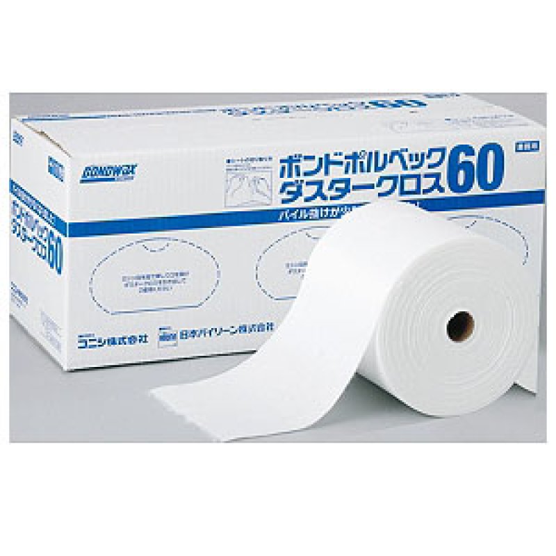 ポルベックダスタークロス60[300枚(100枚×3ロール)]-ダスターモップ