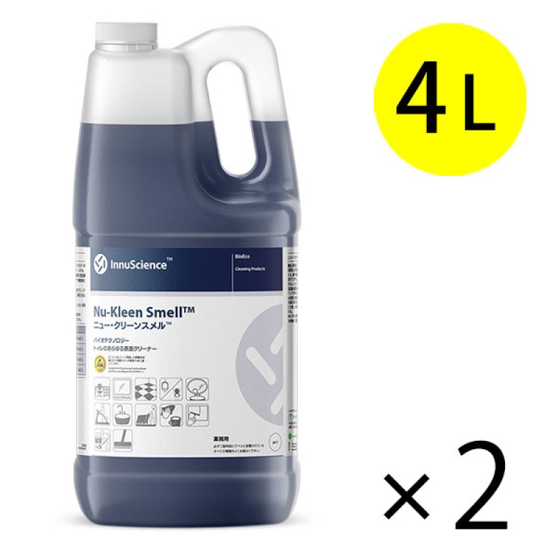 ミッケル化学 ニュー クリーンスメル [4L×2] - トイレのあらゆる表面