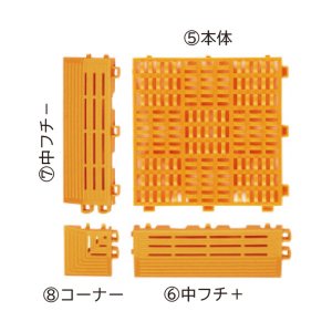 画像2: ミヅシマ工業 クロスラインマットS - 表面がアール状で素足にも優しい感触のマット【代引不可・個人宅配送不可・#直送1,300円】