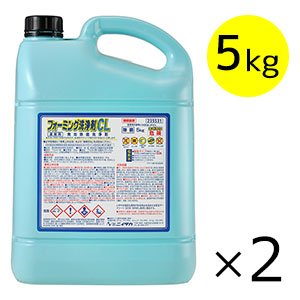 画像1: ニイタカ フォーミング洗浄剤CL [5kg×2] - 業務用 発泡除菌洗浄剤 【代引不可・個人宅配送不可】