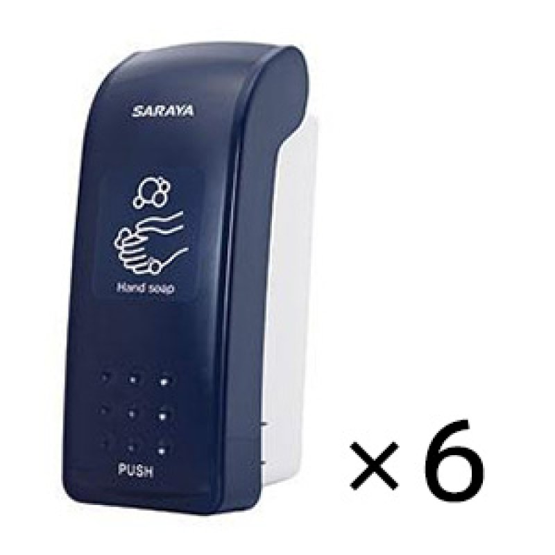 サラヤ MD-300-IBL 本体 [6個入] - プッシュ式ディスペンサー【代引