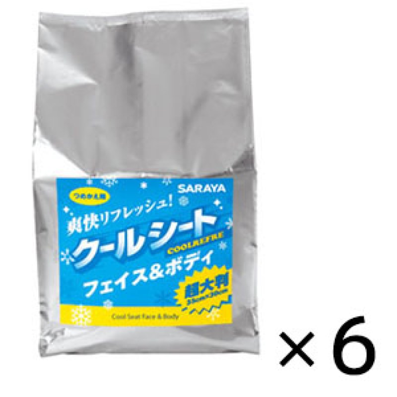 サラヤ クールリフレ クールシート - フェイス＆ボディ用クールシート