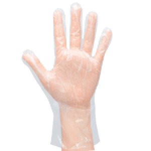 画像2: サラヤ エンボス手袋ＰＥクリア [200枚入×20] - コストパフォーマンスに優れたポリエチレン製エンボスタイプの手袋