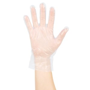 画像2: サラヤ プラスチック手袋 TPE クリア [200枚入×30] - 透明タイプのポリエチレン製パウダーフリーエンボス加工手袋【代引不可・個人宅配送不可】