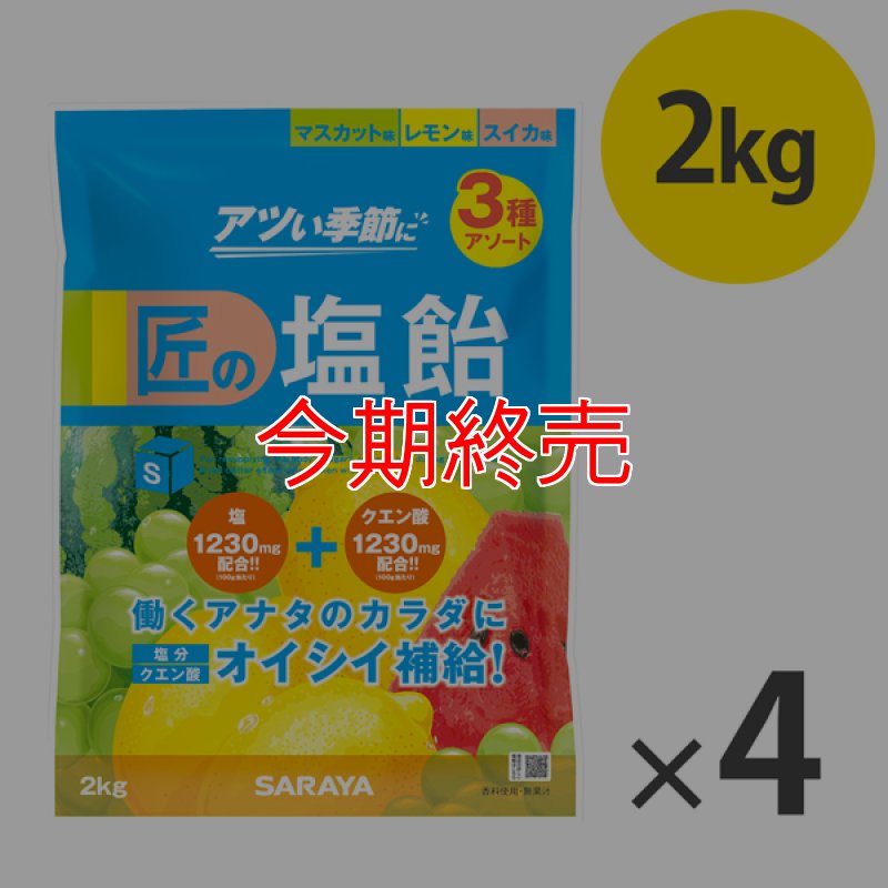 □納期要確認□サラヤ 匠の塩飴 3種アソート - 深みのある味わい