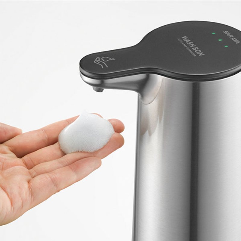 サラヤ ウォシュボン ディスペンサー シルバー 新品 2個セット レビュー】サラヤ ウォシュボンオートソープディスペンサーは