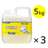 サラヤ ヤシノミ洗剤 [5kg×3] - 中性洗剤