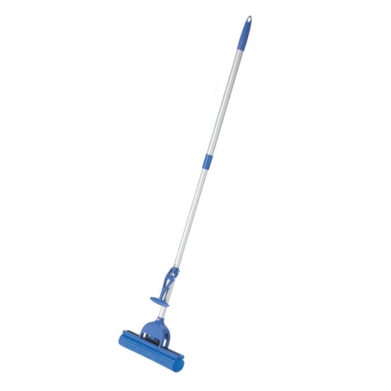 テラモト 吸水スポンジモップ E-2 伸縮柄 - ワンプッシュでスポンジの
