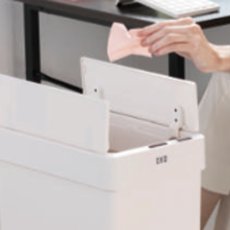 画像2: テラモト エックスウィングライトセンサービン 30L - 手をかざすだけで開く樹脂製タイプのセンサー式ゴミ箱【代引不可】 (2)