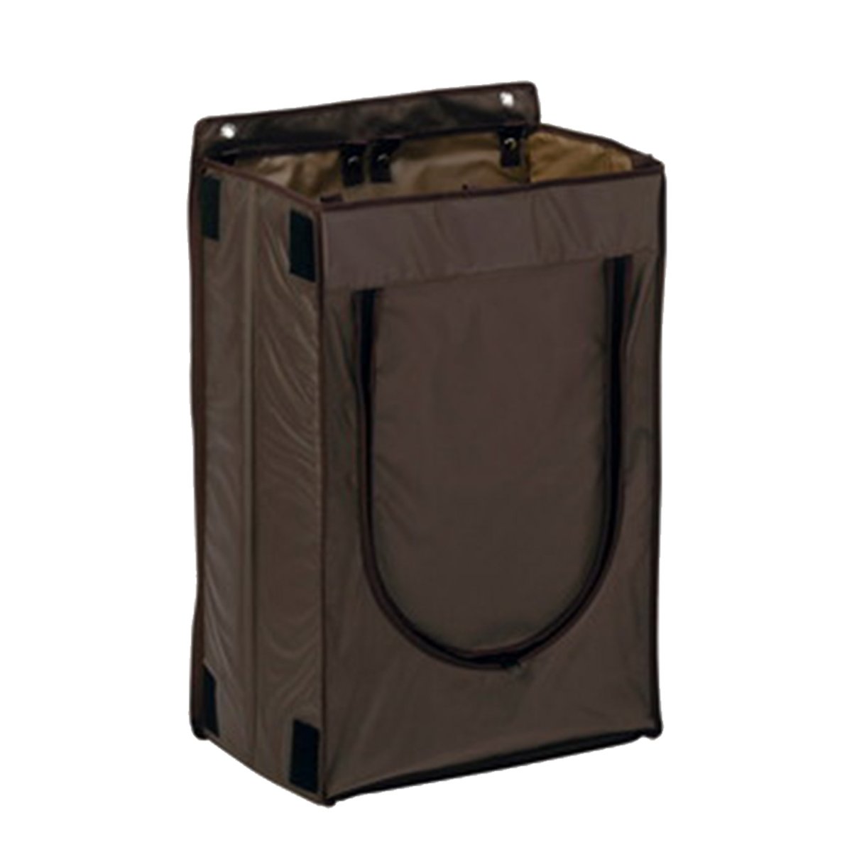 画像2: テラモト ホテルリネンワゴン回収袋 ファスナー付 (2)