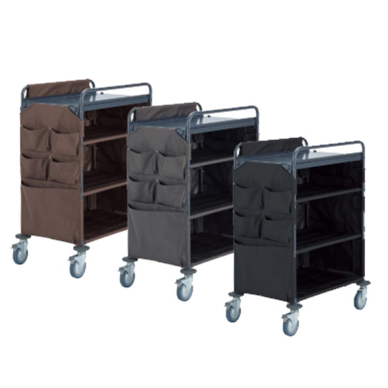 □受注生産品・キャンセル不可□テラモト ホテルリネンワゴン II