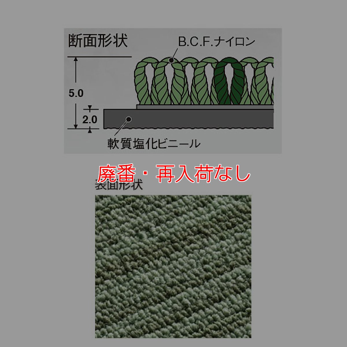 画像4: 【廃番・再入荷なし】■別注サイズ・キャンセル不可■テラモト 制菌マットII (4)