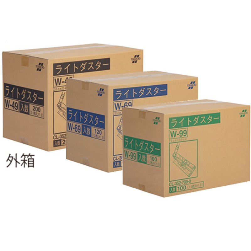 テラモト ライトダスターW - から拭き・吸水用、通常はから拭き