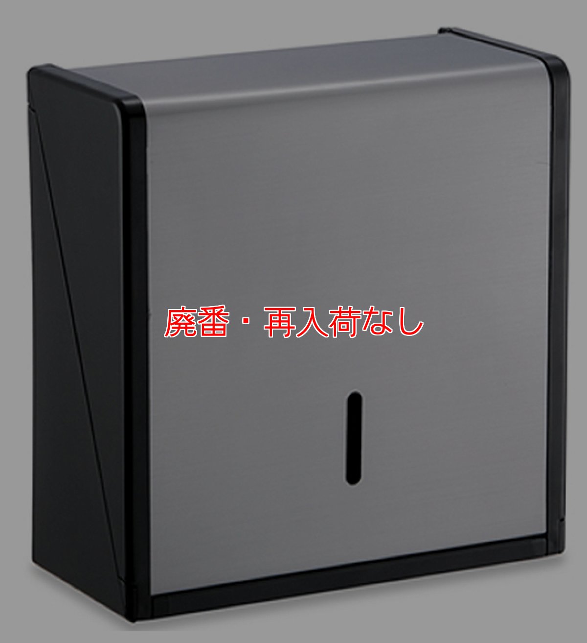 画像1: 【廃番・再入荷なし】テラモト ステン紙タオルホルダー L 黒 (1)