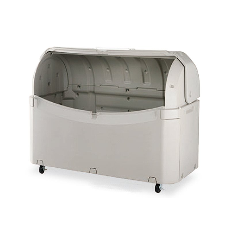 テラモト 集積保管容器 ワイドペールST800 キャスターなし W1475×D750×H1065mm 約800L DS-259-180-0