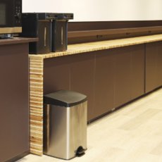 画像5: 山崎産業 ダストボックスFITステップ ST-15 - フタが静かにゆっくり閉じるフットペダル式シリーズ (5)