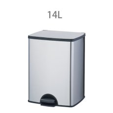 画像3: 山崎産業 ダストボックスFITステップ STH - フタが静かにゆっくり閉じるフットペダル式シリーズ (3)