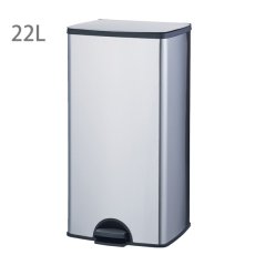 画像4: 山崎産業 ダストボックスFITステップ STH - フタが静かにゆっくり閉じるフットペダル式シリーズ (4)