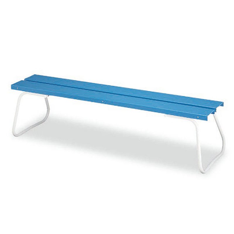 山崎産業 樹脂ベンチ背なしECO - 再生樹脂を利用したリサイクル仕様の