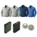 画像1: XEBEC ジーベック 空調服 KU90550 (ウェア+ファン+バッテリーセット) - 綿100%素材で作られた小型ファン装備の作業服 (1)