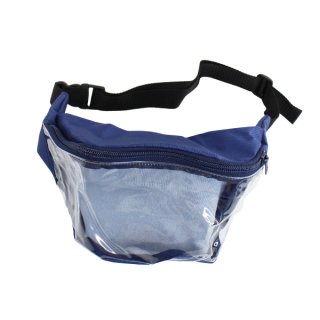 ウエストポーチ前ポケット透明-ポシェット/腰袋販売/通販