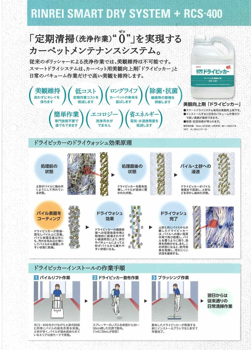 画像1: 【リース契約可能】リンレイ RCS-400 - カーペットスイーパー【代引不可】