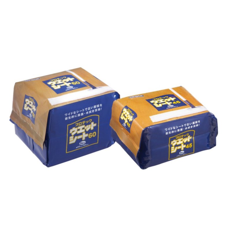 (未使用･未開封品)　山崎産業 清掃用品 プロテック ウエットシート 60 ar3p5n1 山崎産業 プロテック ウエットシート (5枚入)-ダスターモップ