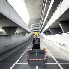 画像4: 【リース契約可能】蔵王産業 プロスイープ GTS1100 - リチウムイオンバッテリー式 中型搭乗式 ライドオン 動力清掃機【代引不可・個人宅配送不可】 (4)