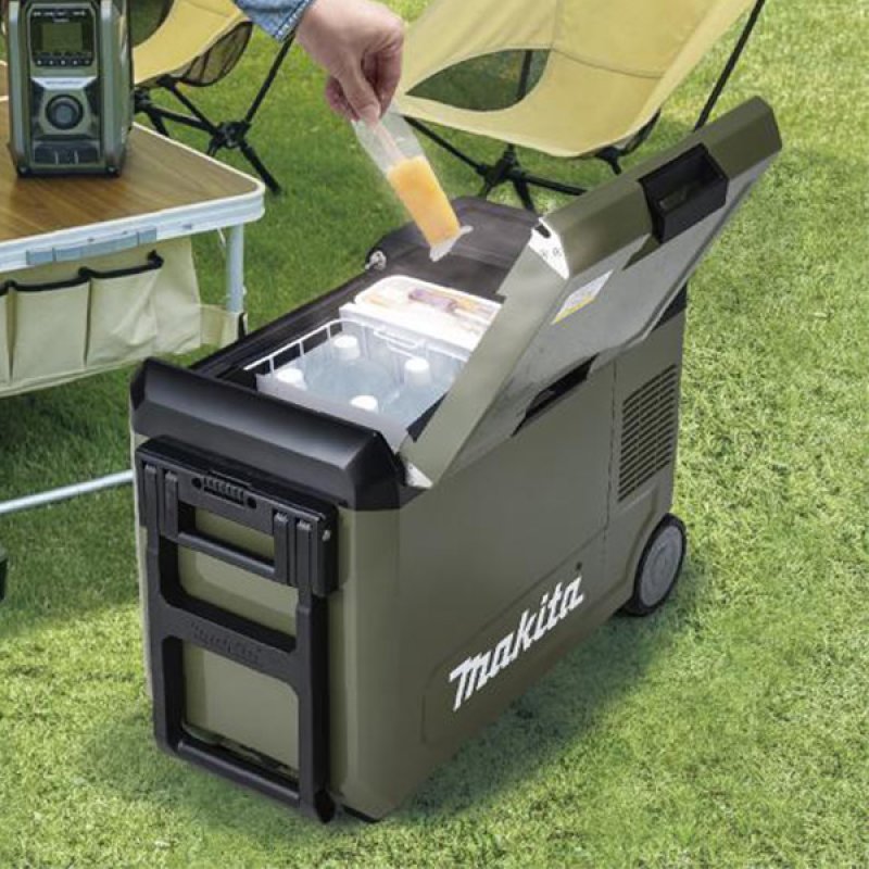久*保様 Makita 充電式保冷温庫 ジャンク品 マキタ CW004GZ 充電式保冷温庫 本体のみ - 両側から開閉可能29L充電式