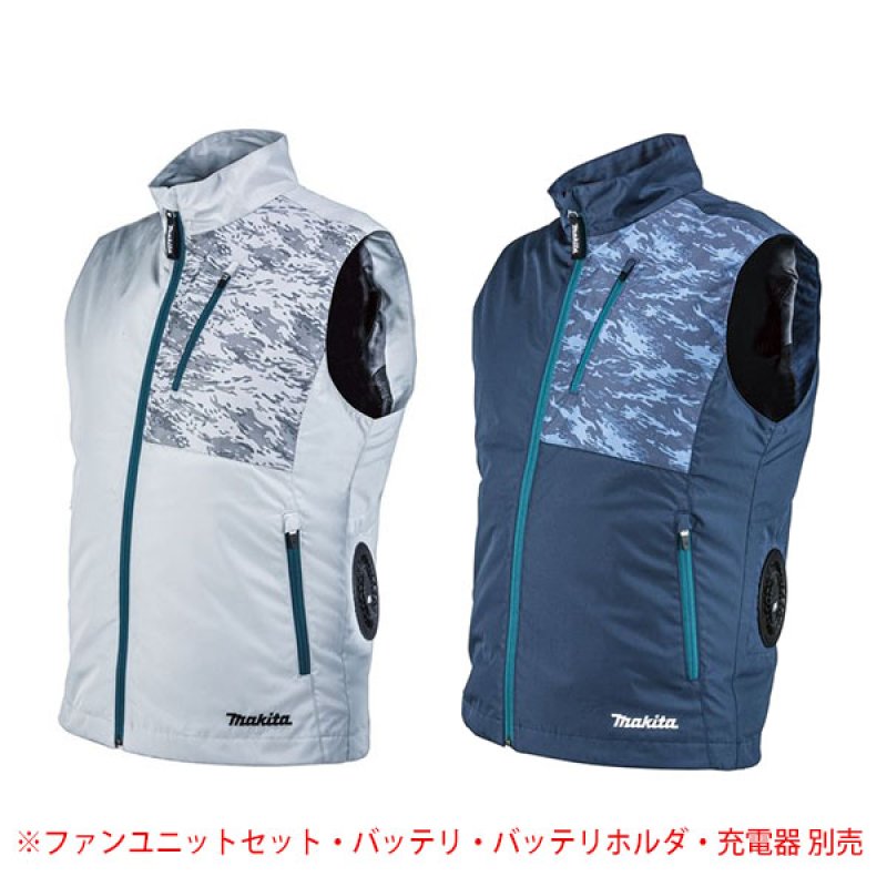 マキタ ファンユニットセット　薄型バッテリ　充電式ファンベスト 楽天市場】□マキタ 充電式ファンベスト FV215DZ 紺(デニム調)＋