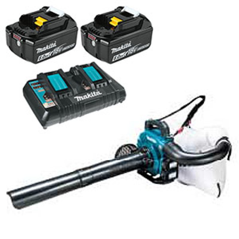 マキタ 充電式ブロワ MUB363DG2V - バッテリBL1860B×2・充電器