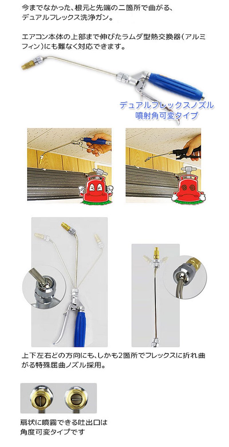 画像1: 【廃番・再入荷なし】【ポリッシャー.JP限定】エクサパワーＡＣ - 高吐出力洗浄ガン付のエアコン洗浄機セット（圧力計付）