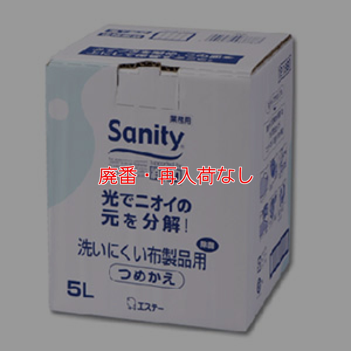 画像1: 【廃番・再入荷なし】サニティー 洗いにくい布製品用 つめかえ[5L] (1)