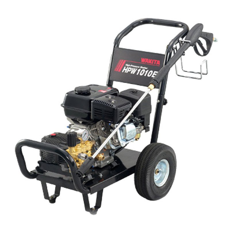 ワキタ・エンジン式高圧洗浄機・HPW1010E・動作品 ワキタ （法人限定）高圧洗浄機 エンジンタイプ HPW1010E : 買援