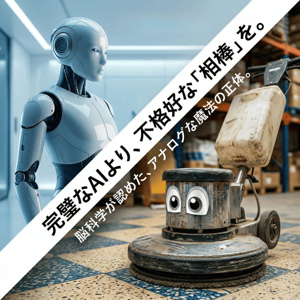 目玉ステッカーが機械に命を吹き込むアナログの魔法