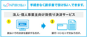 【法人・事業主限定 月末締め翌月末払いサービス NP掛け払い】