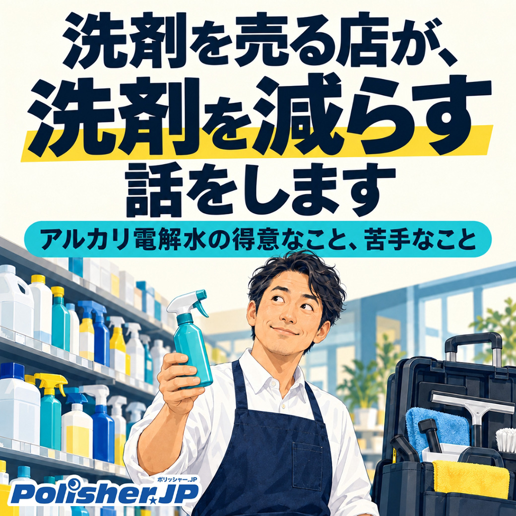 【商売に逆行？】洗剤を売る店が、洗剤を減らす話をします