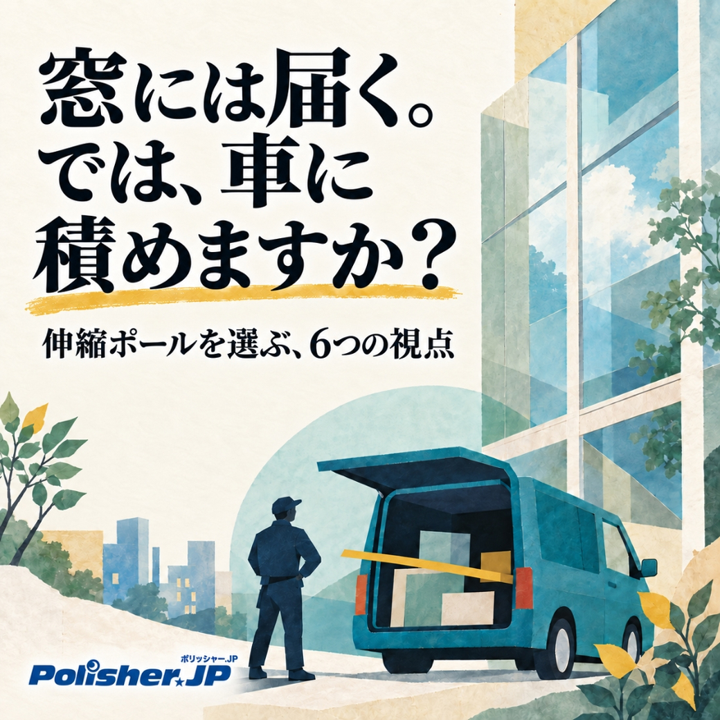【その一本、積めますか？】伸縮ポールは「伸びる長さ」だけで選ばない