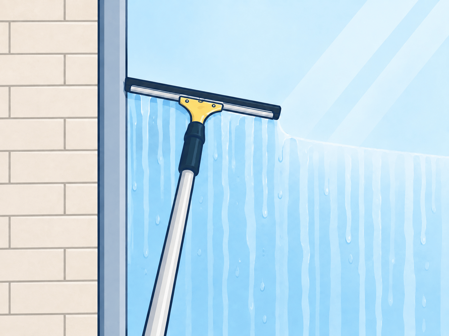 左端は、枠に沿って水切りするの手順イラスト